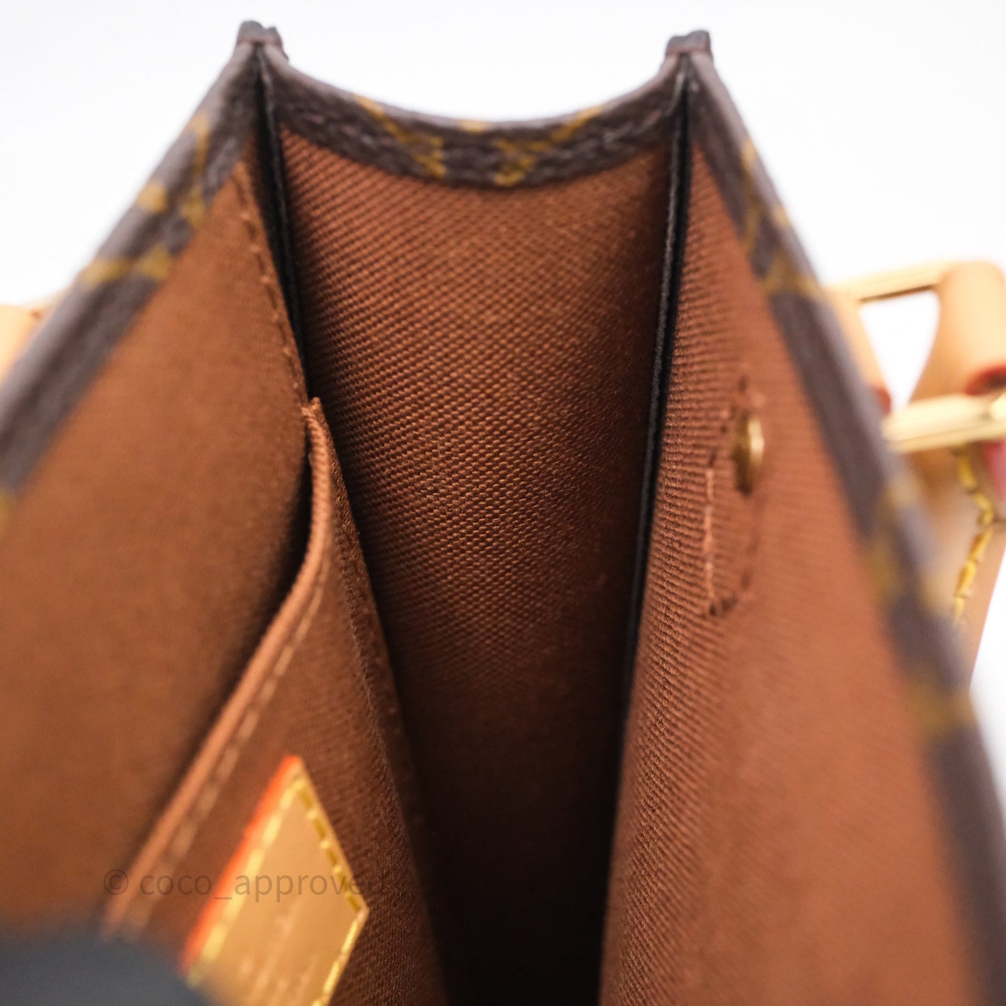 Louis Vuitton Petit Sac Plat Bag Monogram Canvas