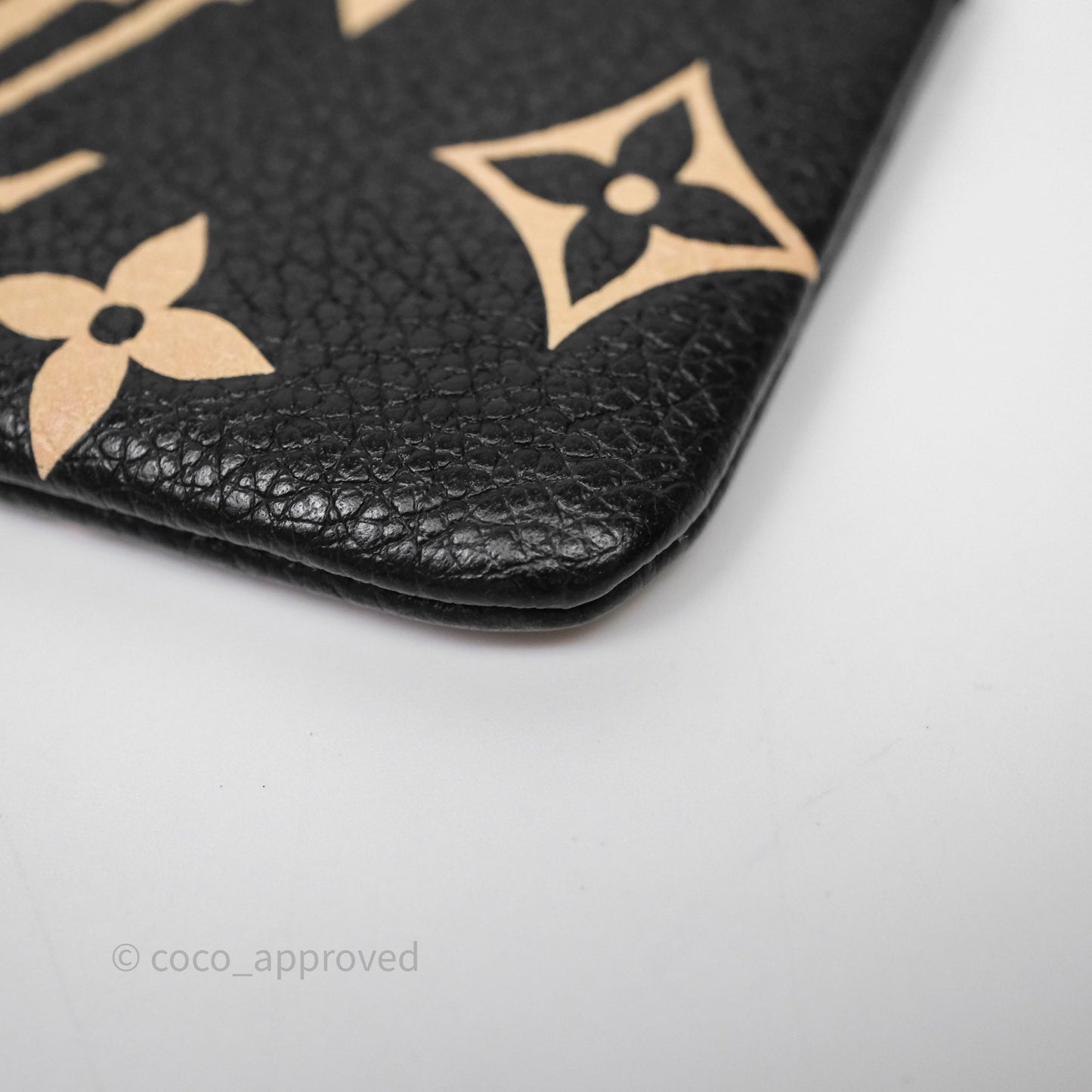 Louis Vuitton Key Pouch Black Monogram Canvas