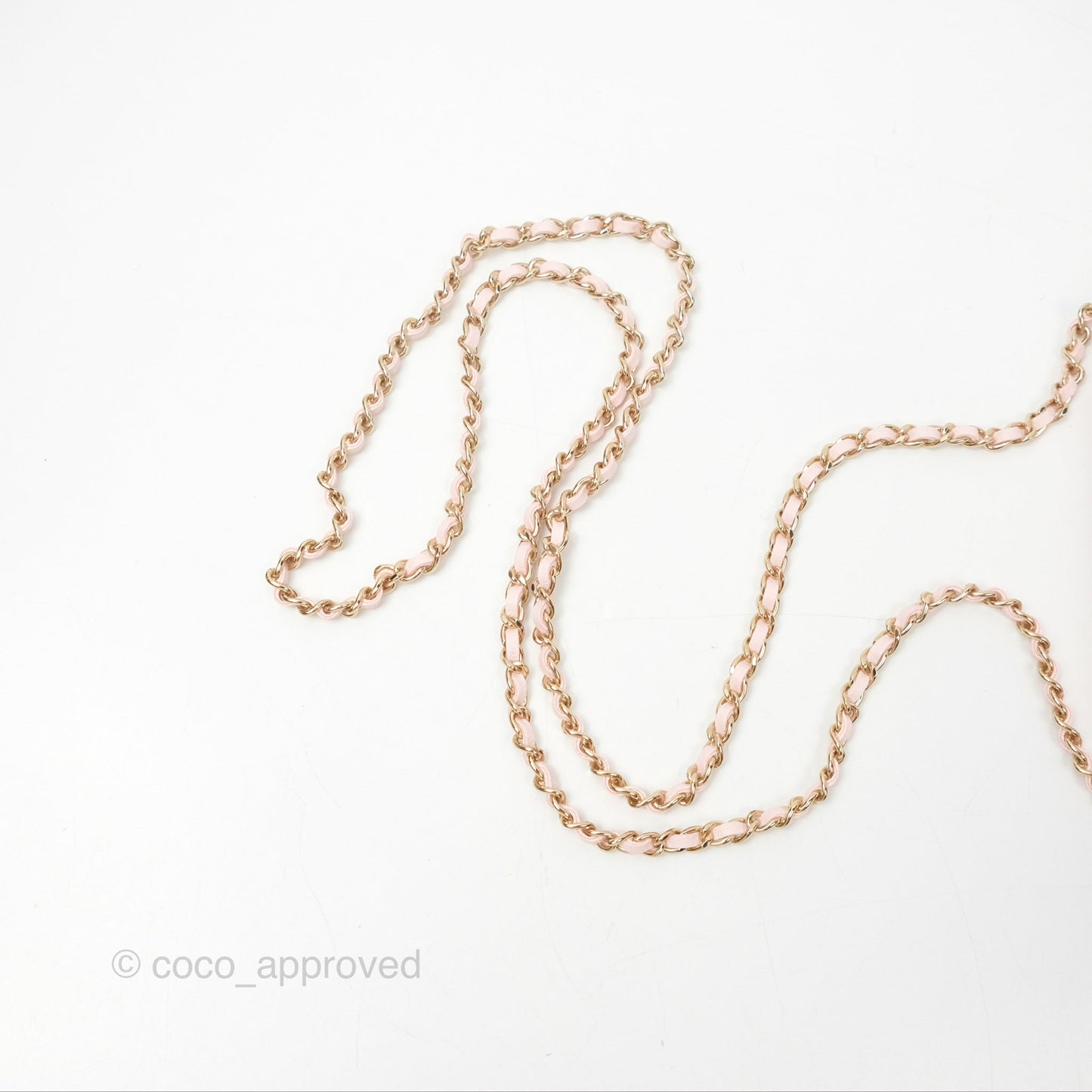 Chanel Mini Chain Around Clutch With Chain Pink Lambskin Gold Hardware