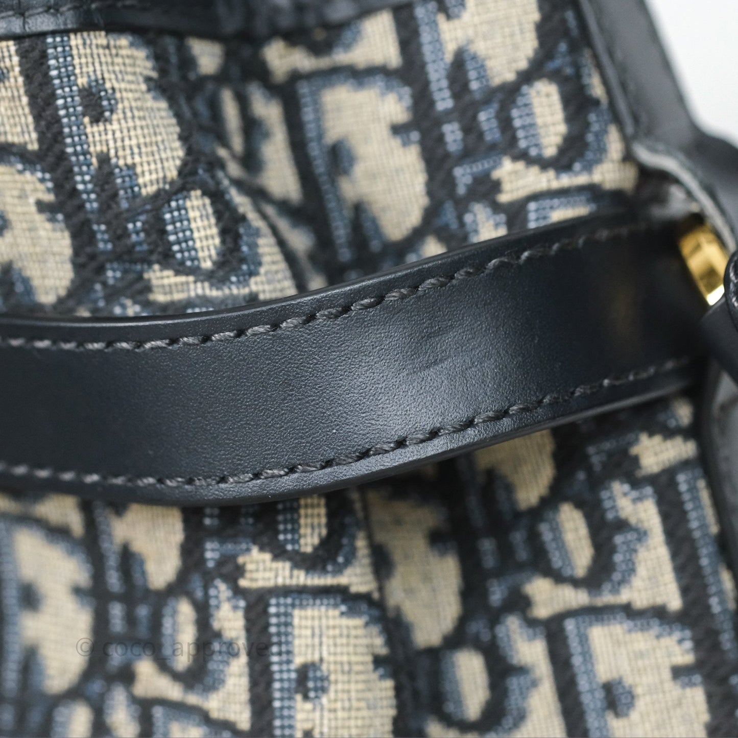 Christian Dior Medium O C'est Dior Bucket Bag Blue Dior Oblique Jacquard