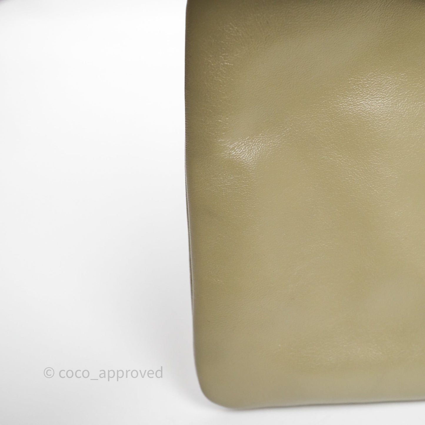 Chanel 22 Small Sage Green Shiny Calfskin Silver Hardware