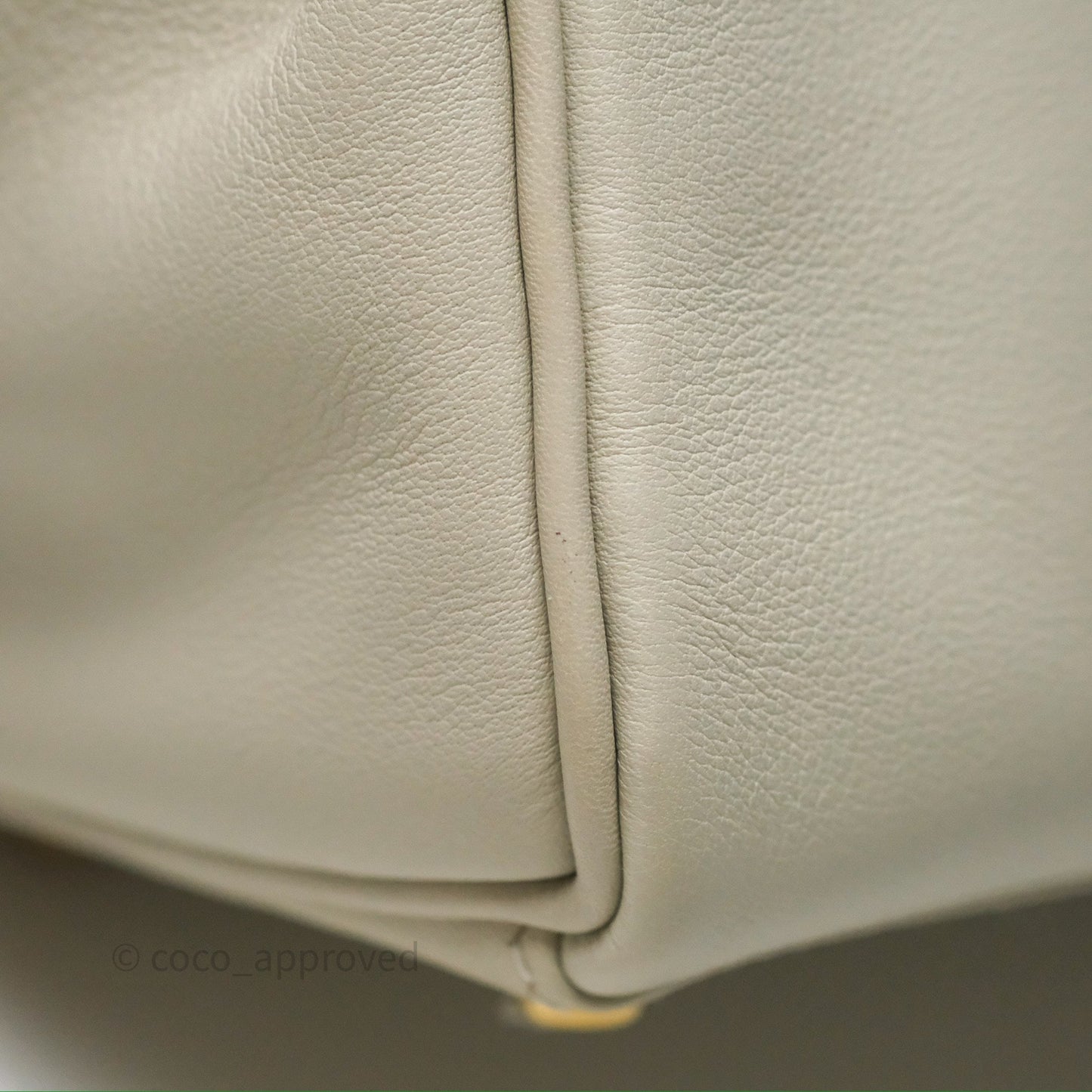 Hermès Retourne Swift Kelly 25 Gris Perle 80 Gold Hardware
