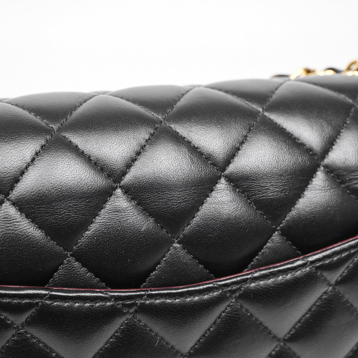 Chanel Small Classic Flap Quilted Black Lambskin Gold Hardware