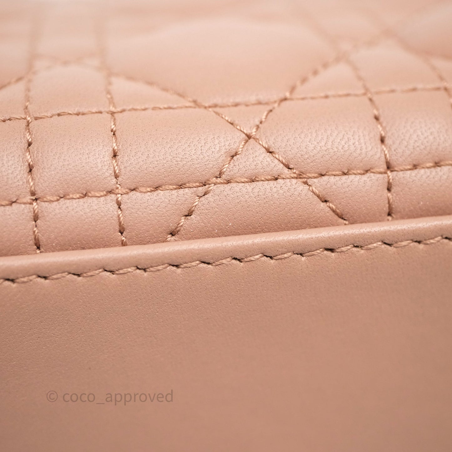 Christian Dior Small Lady Dior My ABCDior Bag Blush Cannage Lambskin