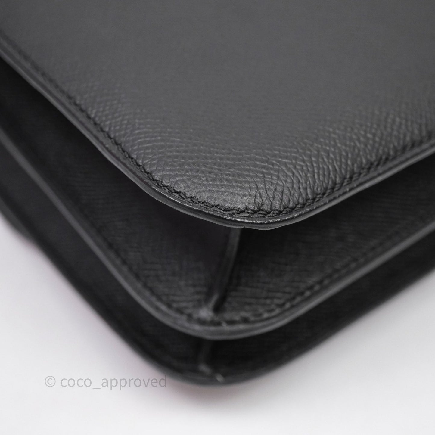 Hermès Constance 24 Noir 89 Epsom Gold Hardware