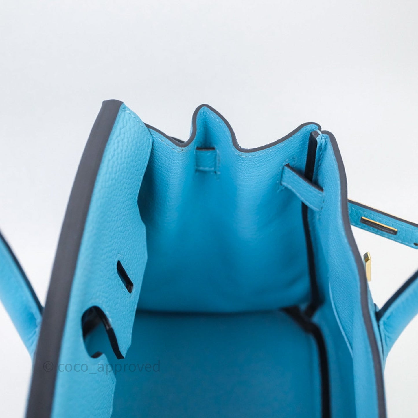 Hermès Birkin 30 Bleu De Nord P3 Togo Gold Hardware