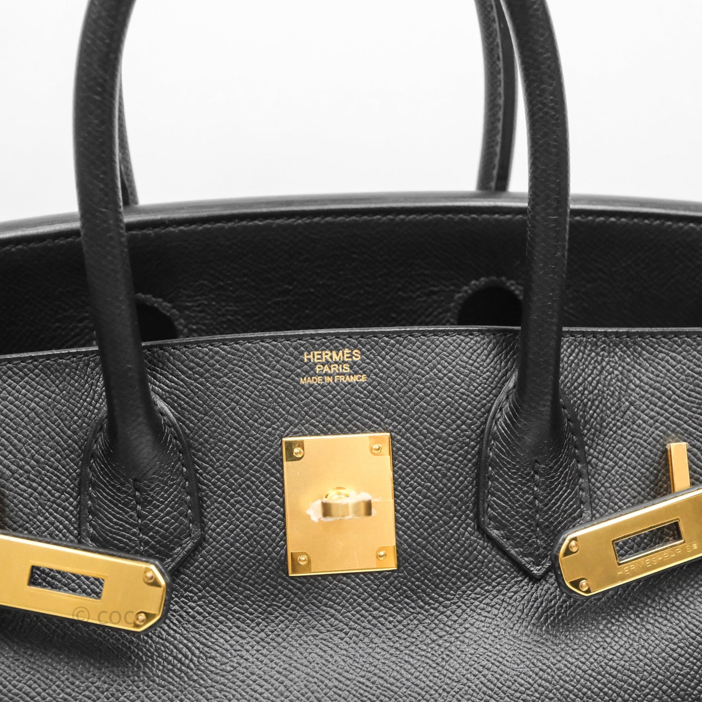 Hermès Birkin 30 Black Noir 89 Epsom Gold Hardware