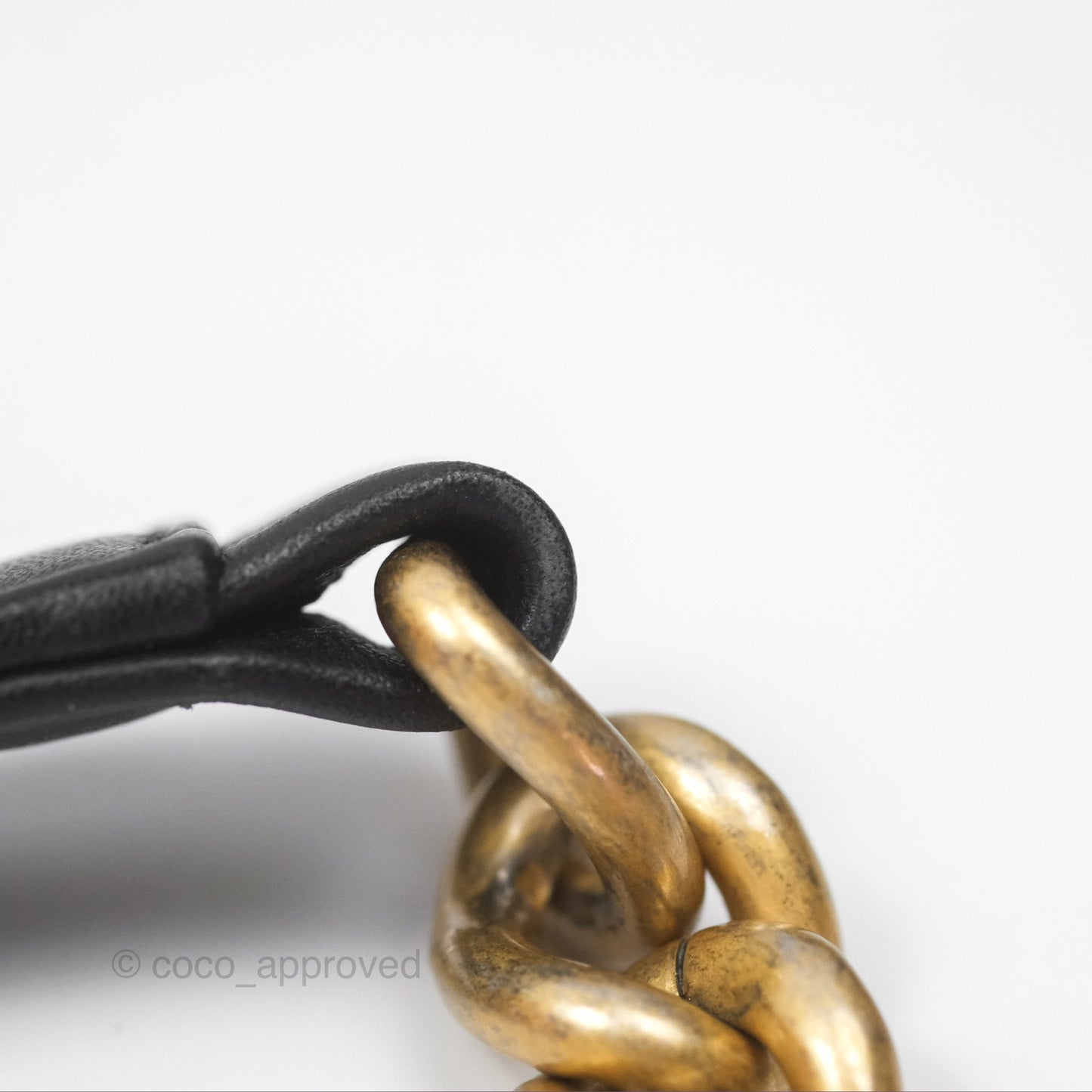 Chanel Small Boy Black Lambskin Aged Gold Hardware