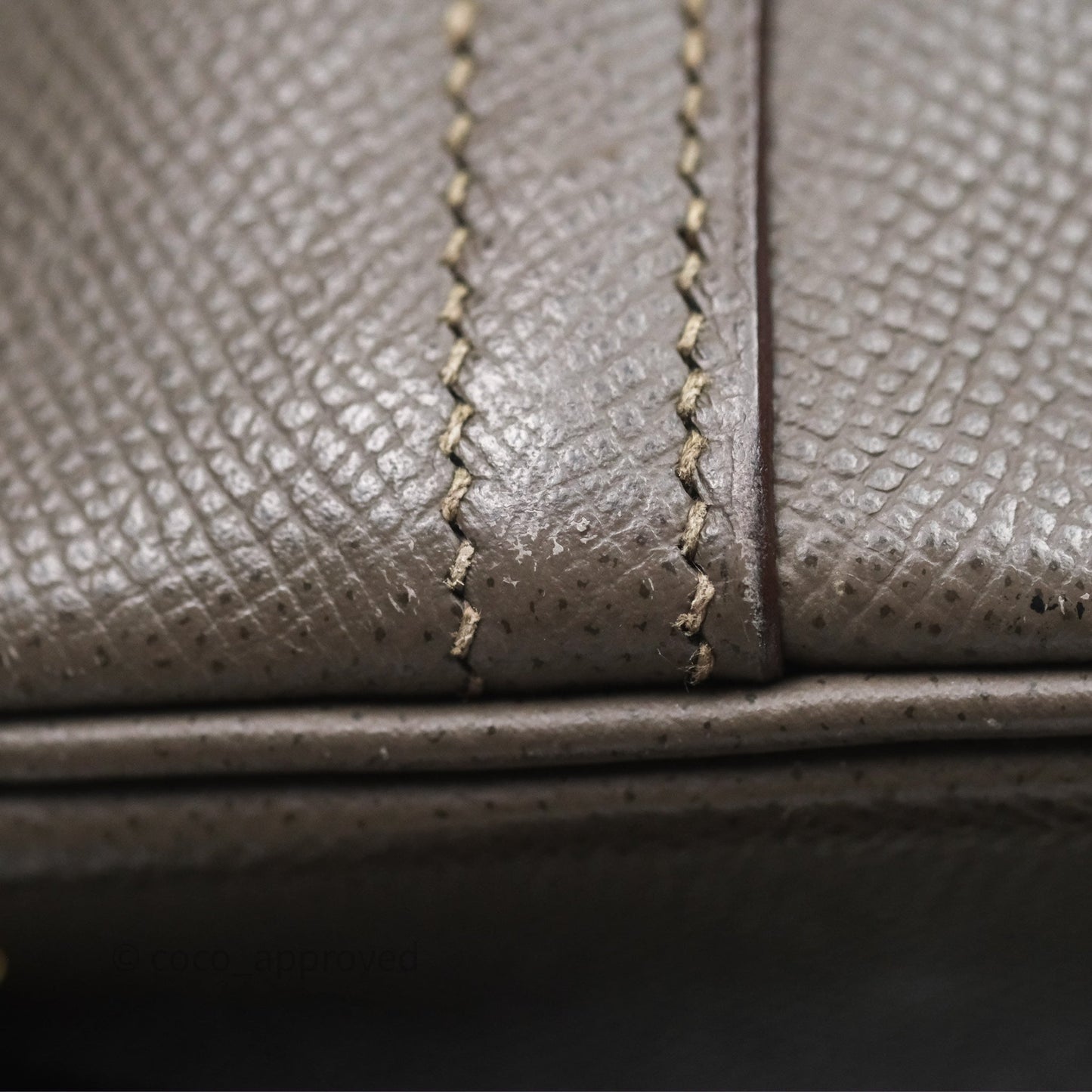 Hermès Bolide 27 Etain 8F Epsom Gold Hardware