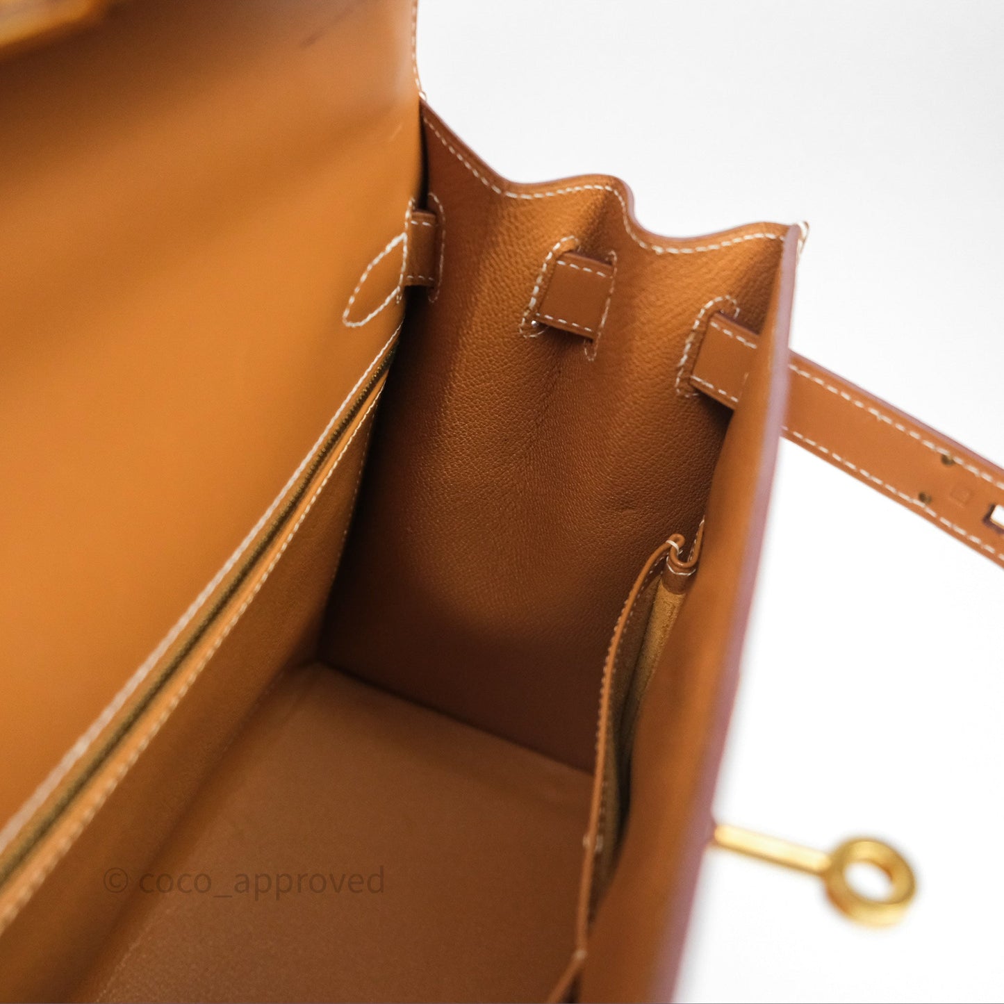 Hermès Kelly II 28 Sellier Gold 37 Chamonix Leather Gold Hardware