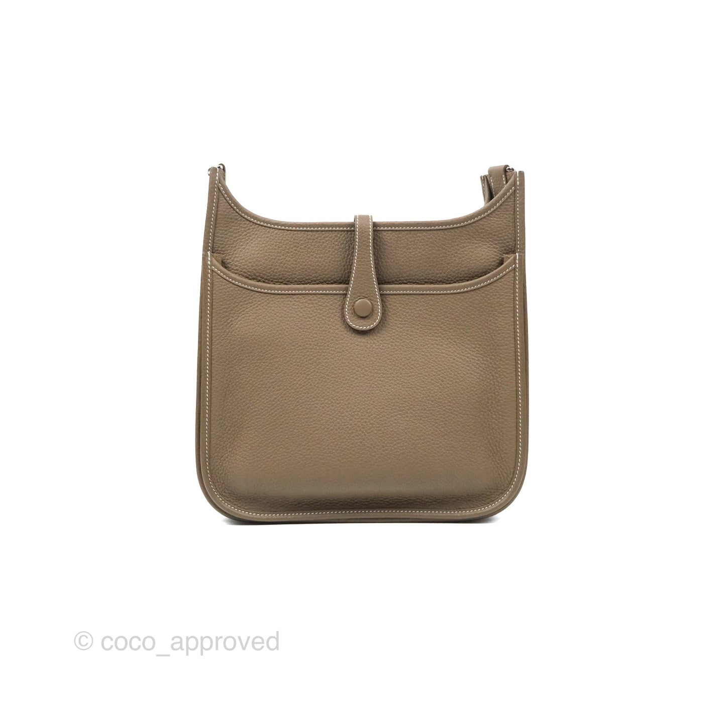 Hermes Evelyne III 29 Etoupe 18 Clemence Palladium Hardware