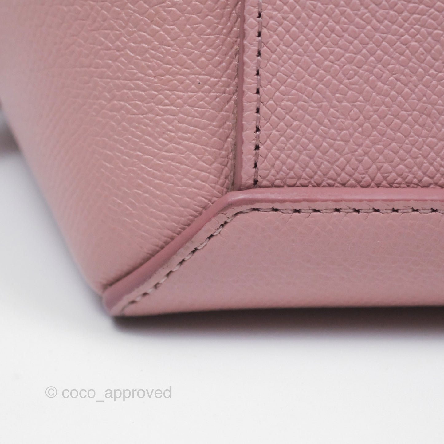 Celine Nano Belt Bag Pink Grained Calfskin Gold Hardware