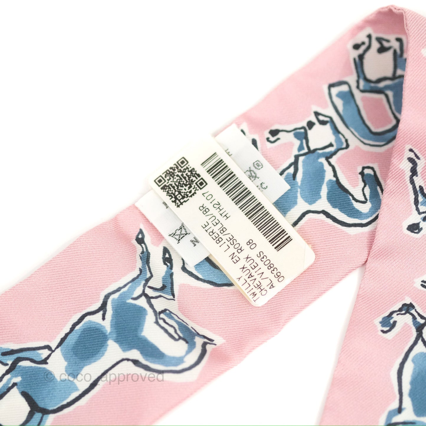 Hermès Silk Chevaux en Liberte Twilly
