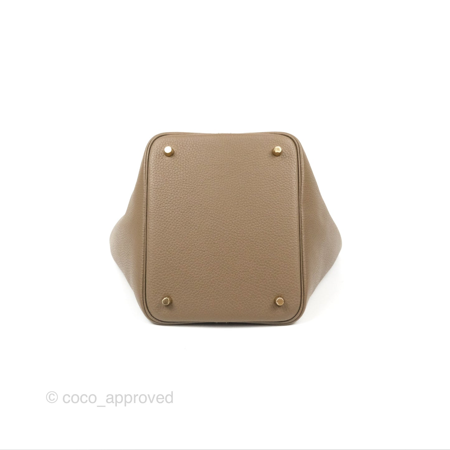 Hermès Picotin 22 Etoupe Clemence Gold Hardware