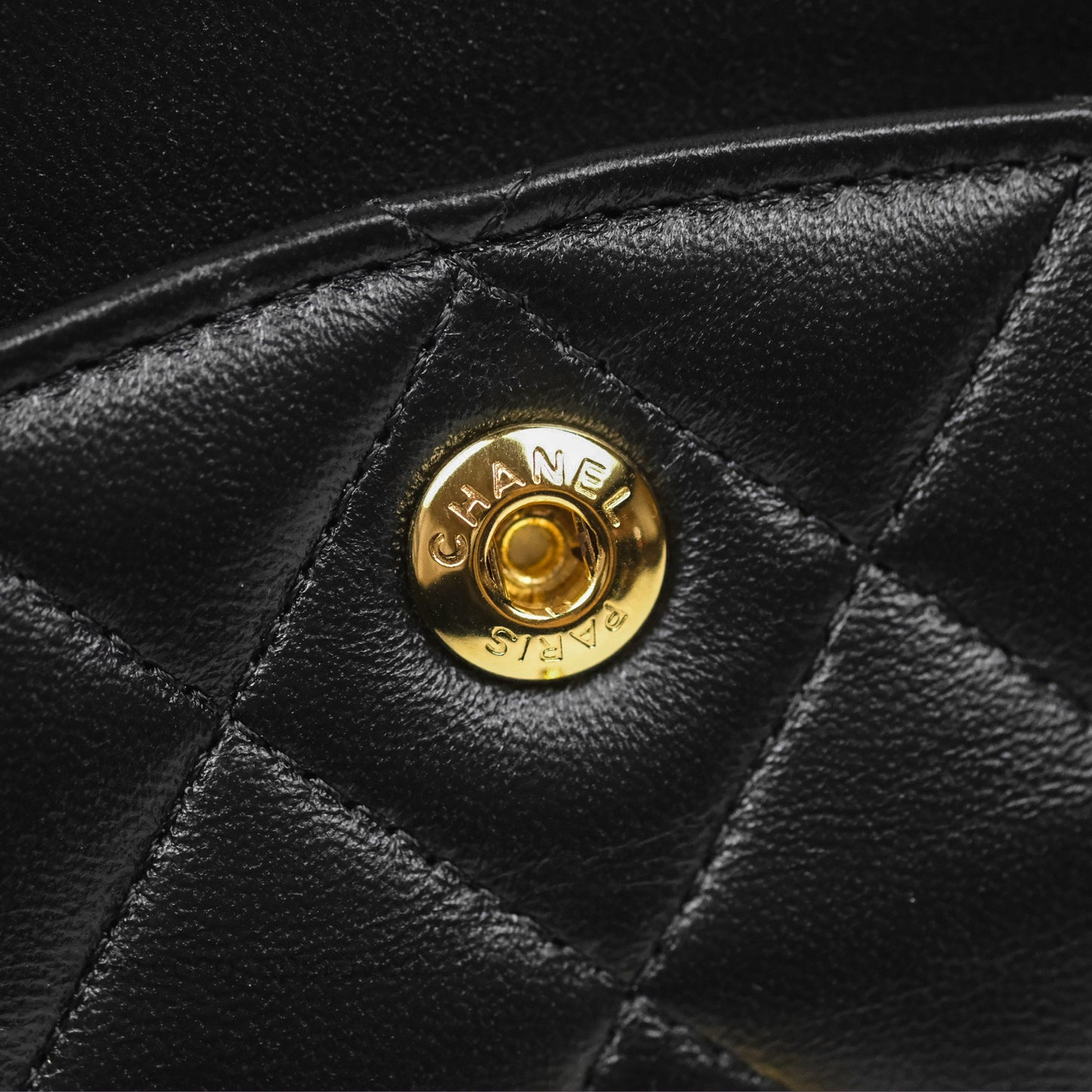 Chanel Small S/M Classic Flap Black Lambskin Gold Hardware