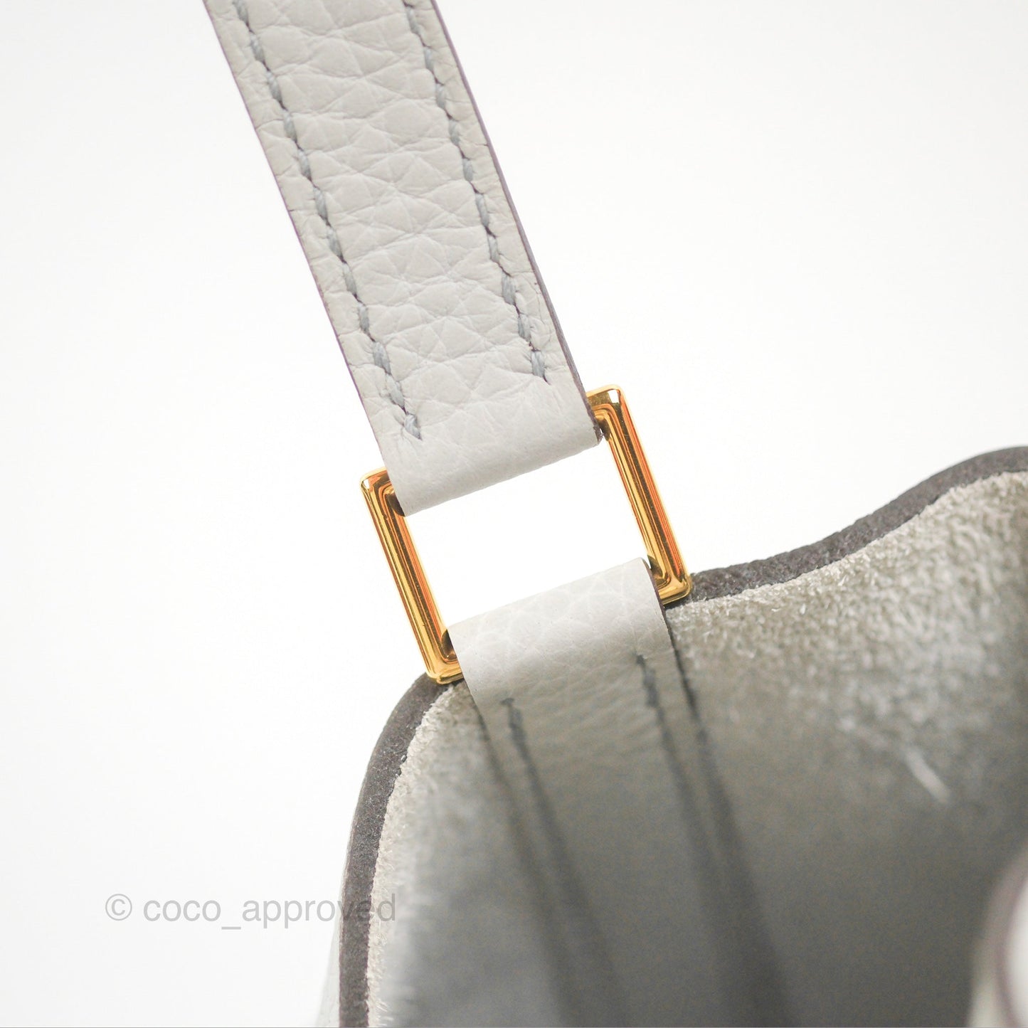 Hermès Picotin 18 Blue Pale Clemence Gold Hardware