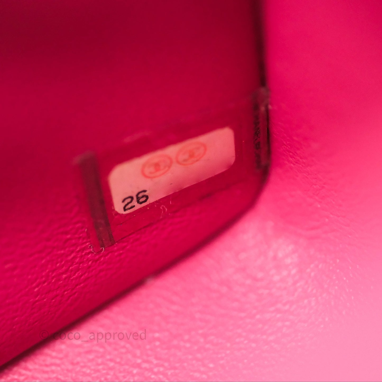Chanel Quilted Mini Rectangular Flap Dark Pink Lambskin Silver Hardware