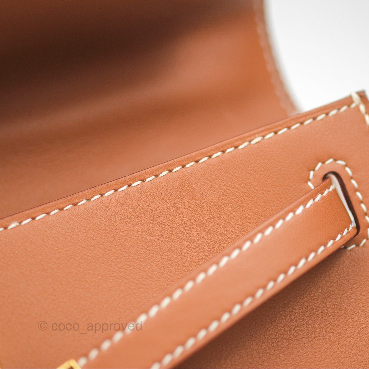 Hermès Kelly Mini Pochette Gold Swift Gold Hardware