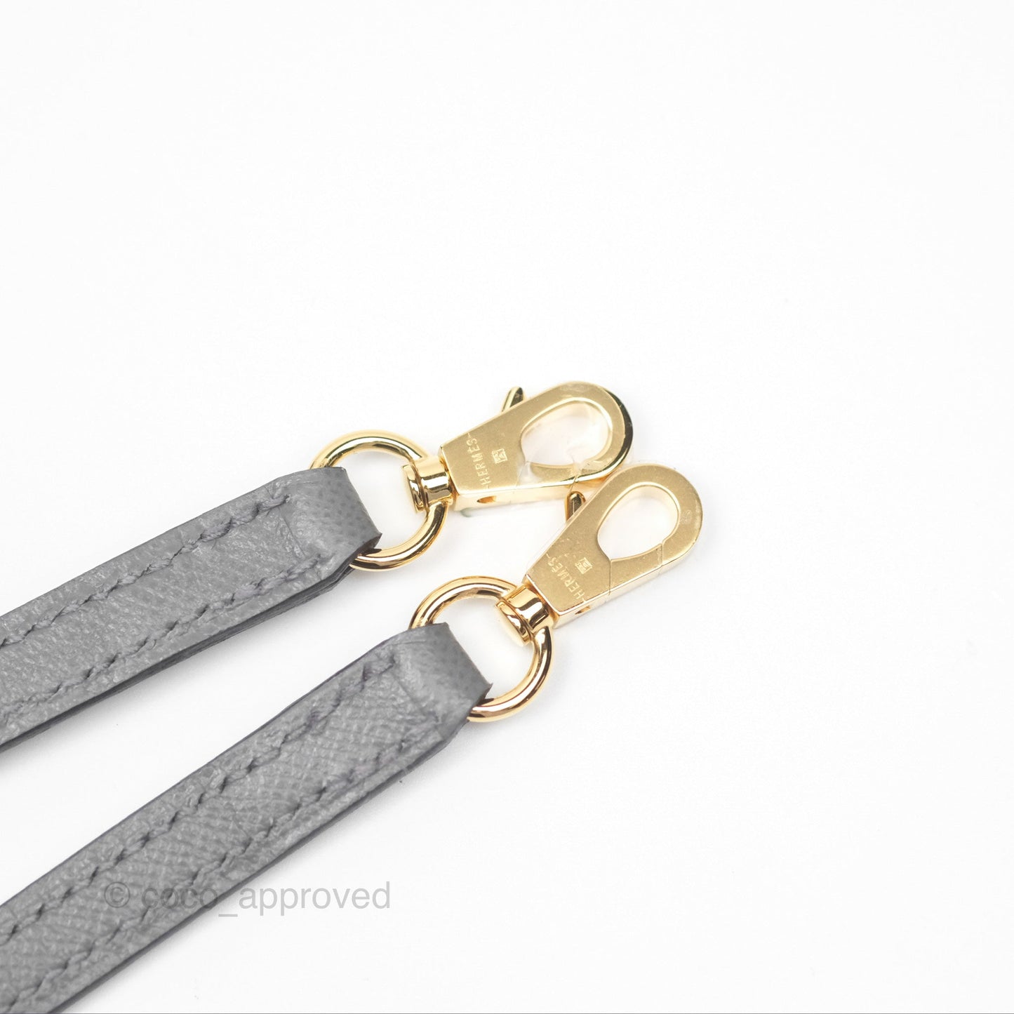 Hermès Mini Kelly II Gris Meyer 0L Madame Leather Gold Hardware