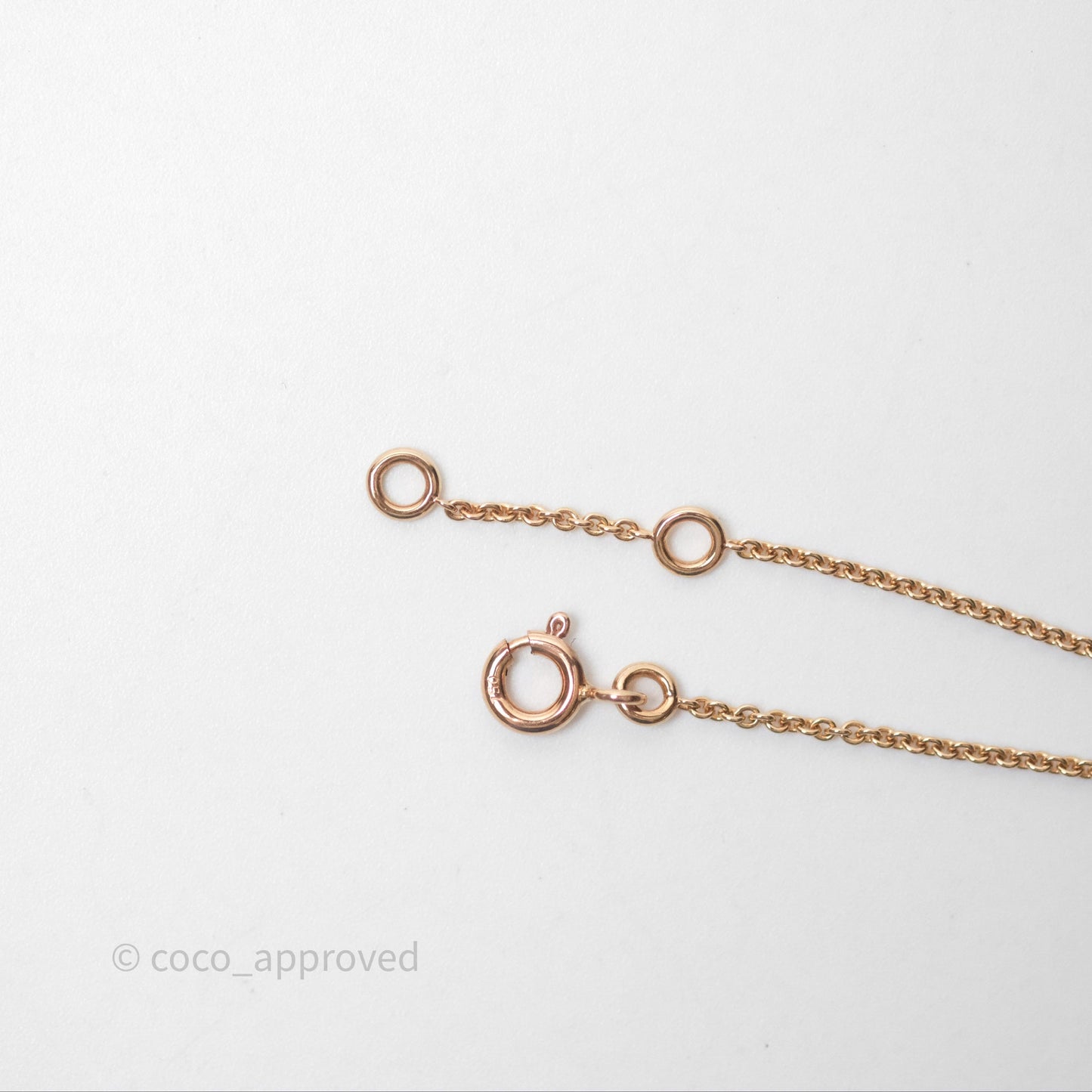 Hermès Farandole Pendant Small Model Rose Gold