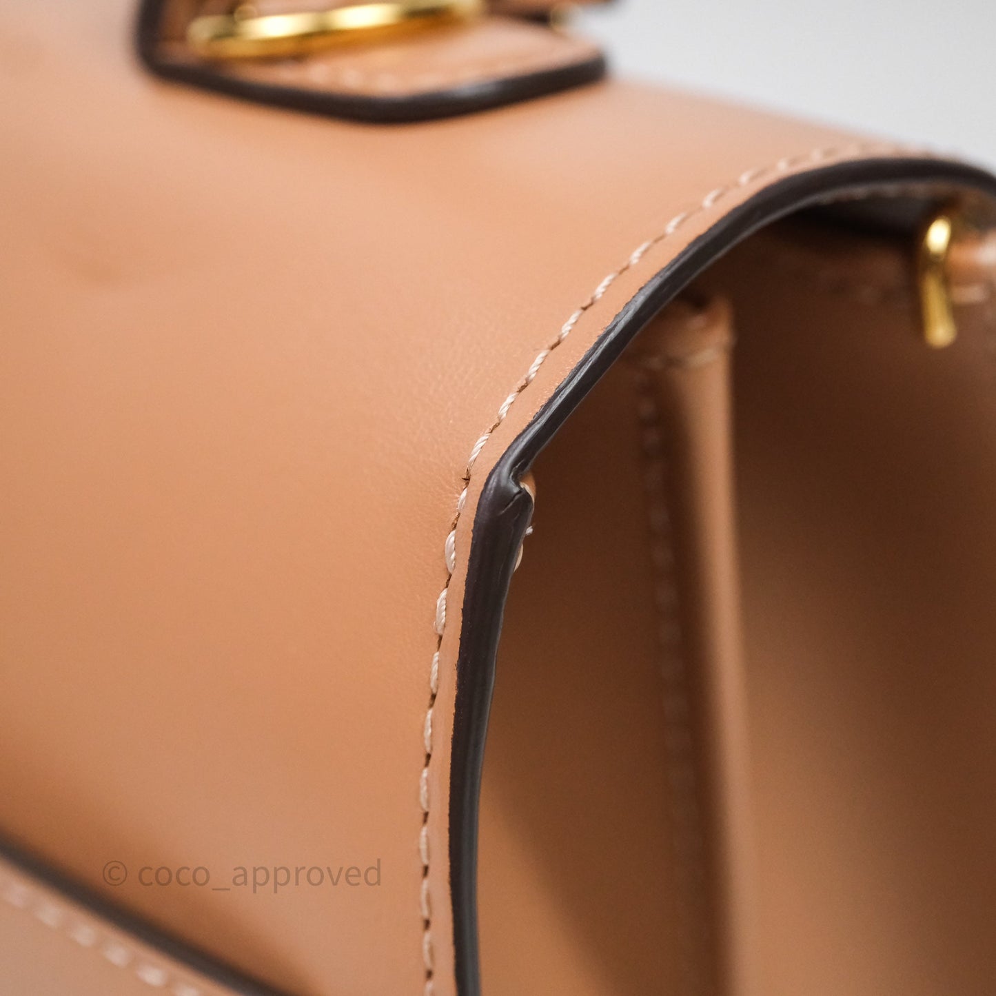 Delvaux Brillant PM Tender Beige Box Calf