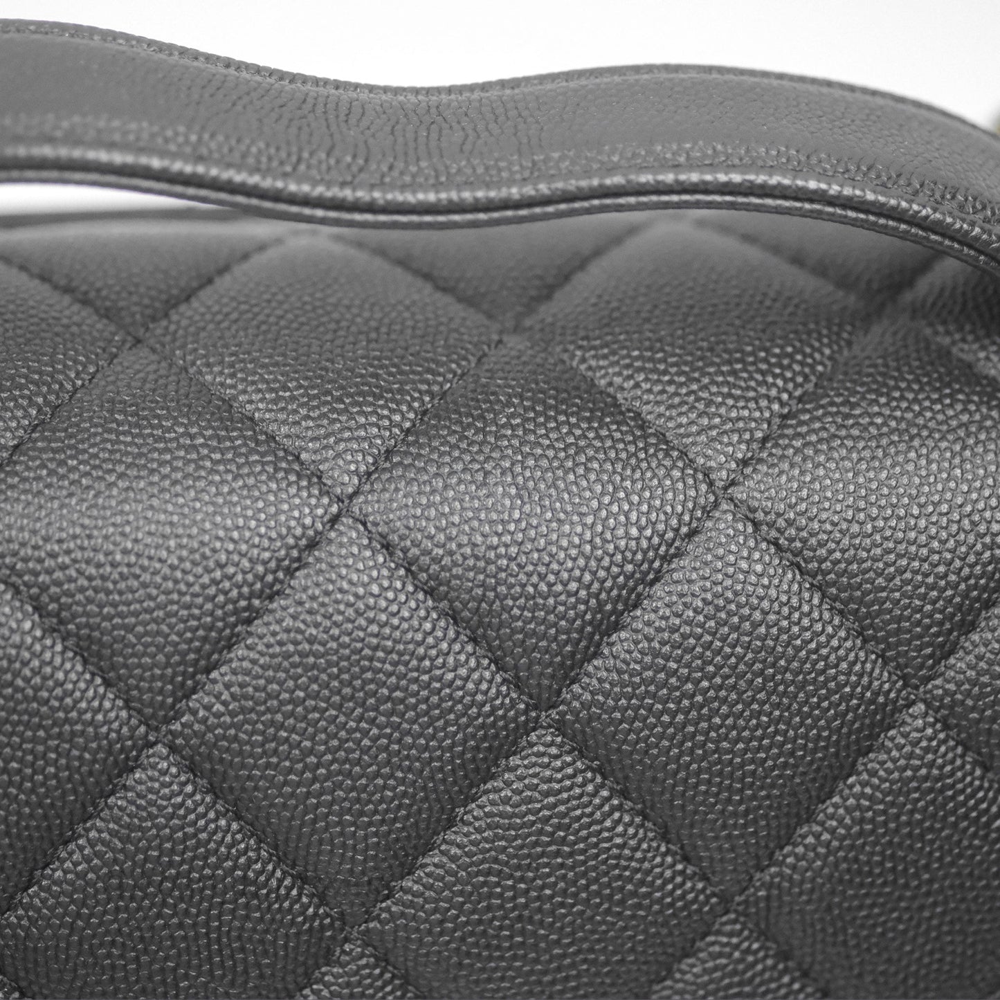 Chanel Quilted Large Business Affinity Flap Black Caviar Gold Hardware
