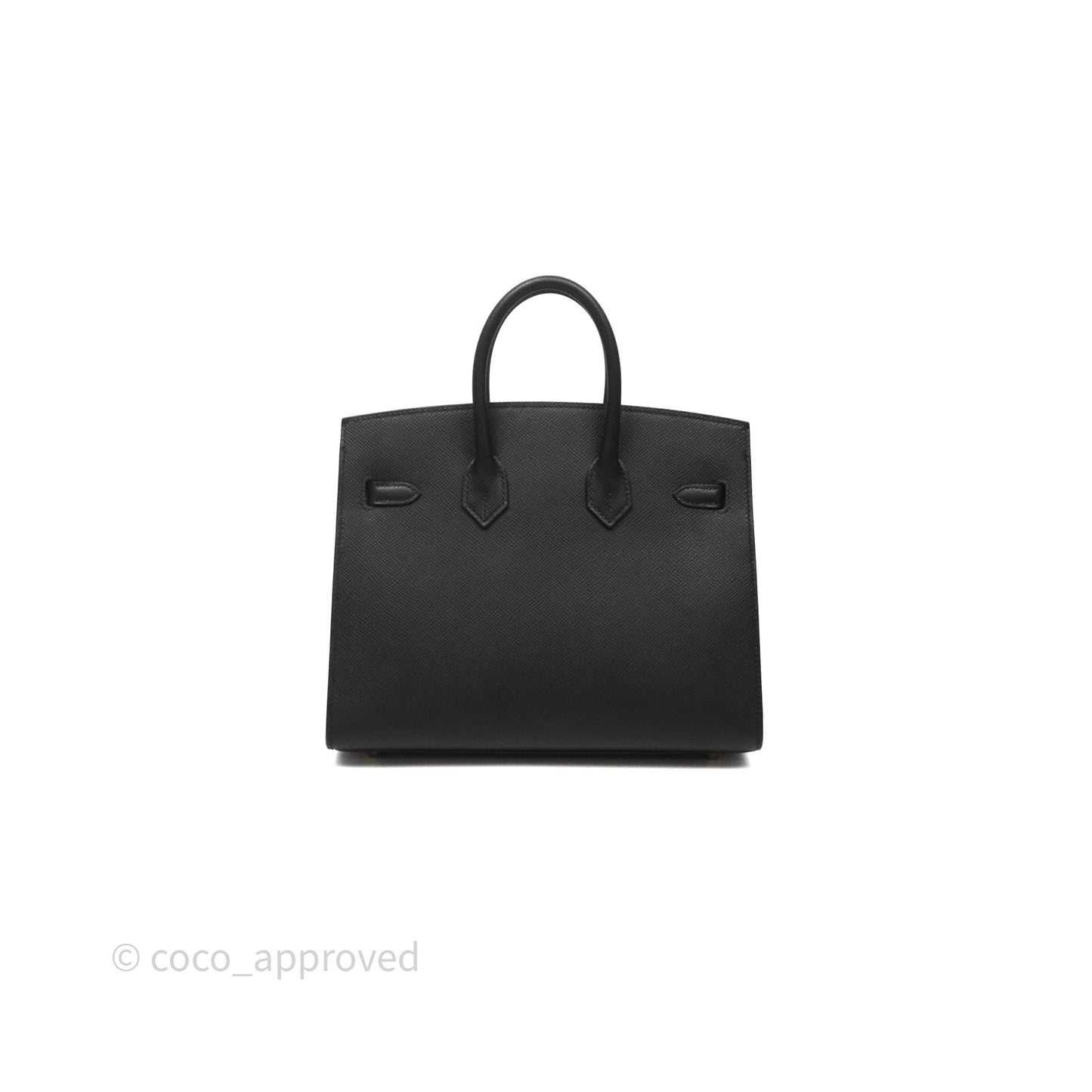Hermès Birkin Sellier 25 Noir 89 Epsom Gold Hardware