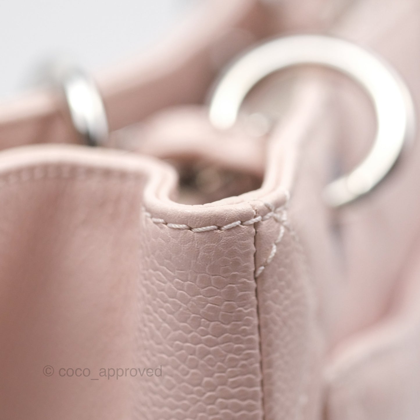 Chanel GST Pink Caviar Silver Hardware