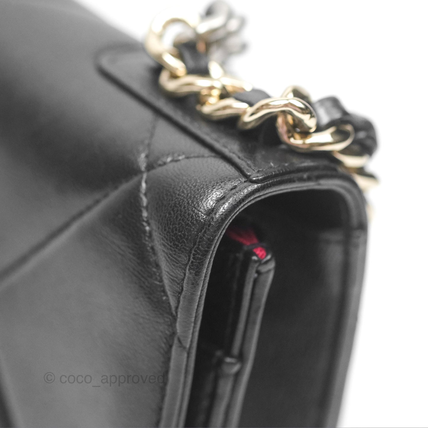 Chanel 19 Wallet on Chain WOC Black Mixed Hardware