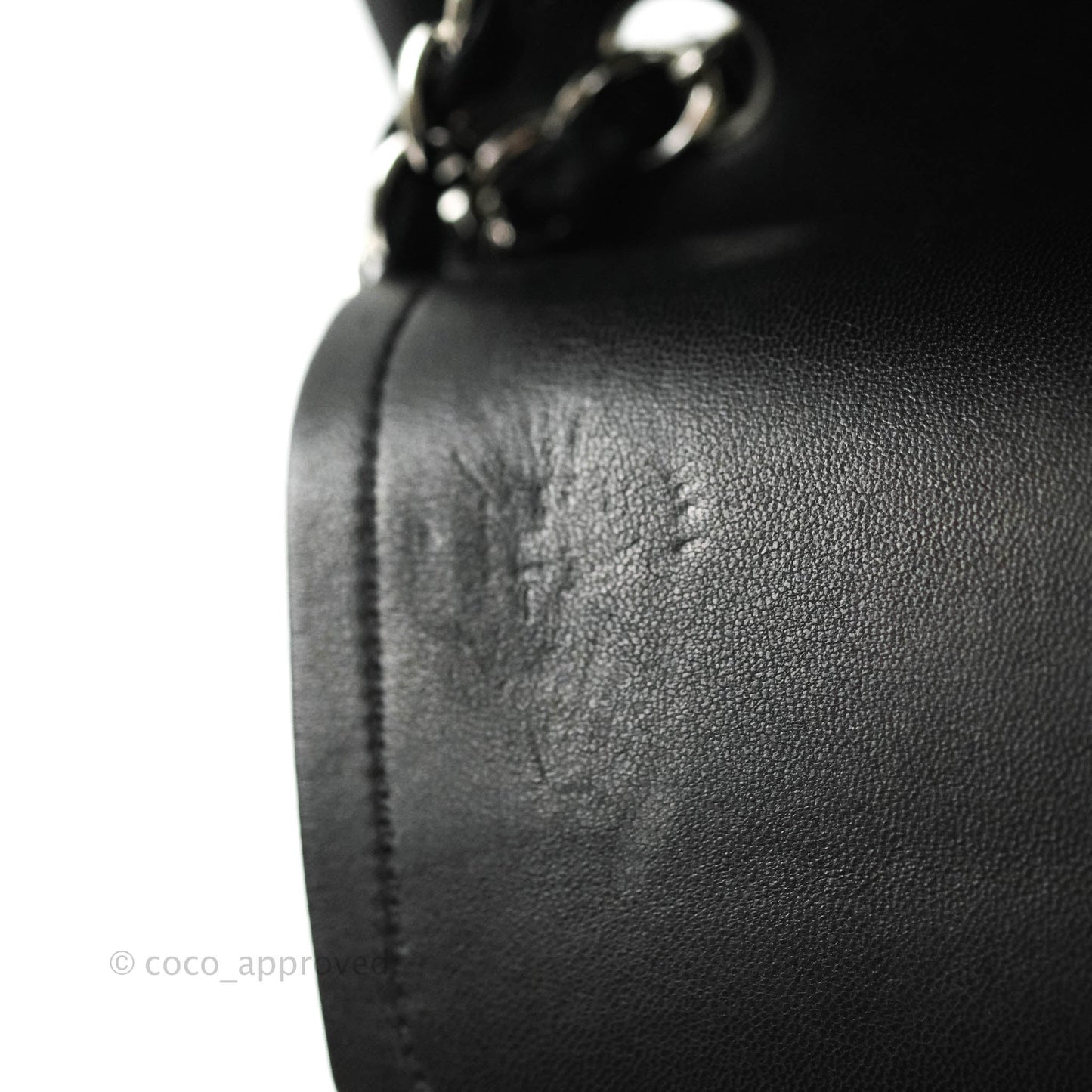 Chanel Jumbo Double Flap Black Lambskin Silver Hardware⁣⁣