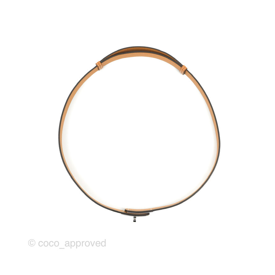 Hermès Kelly Buckle Belt Gold Epsom Palladium Hardware