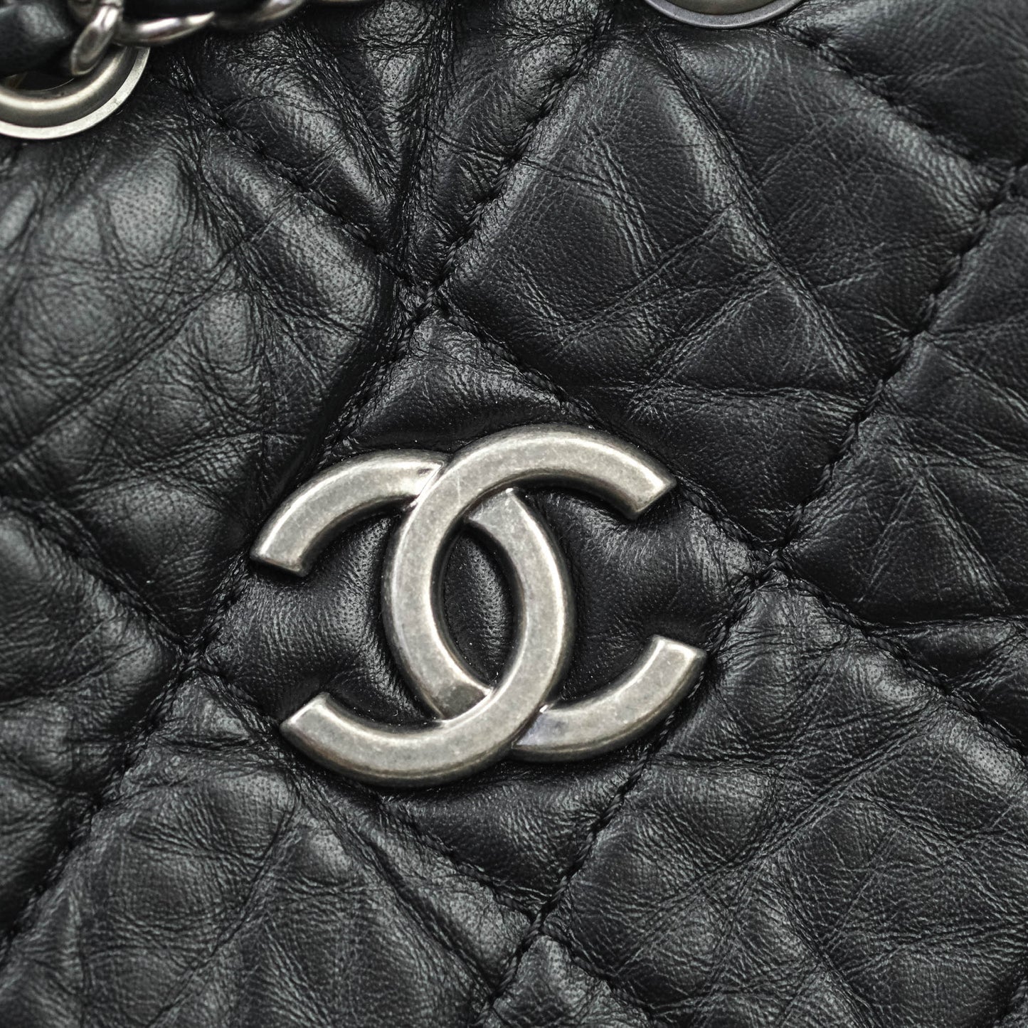 Chanel Small Gabrielle Backpack Black Aged Calfskin