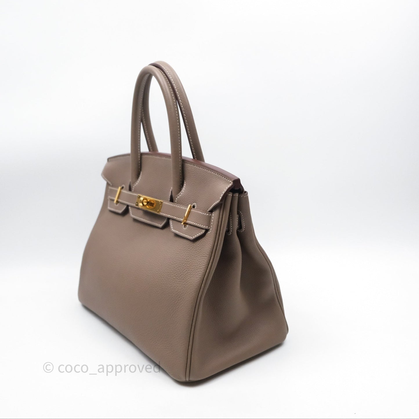 Hermès Birkin 30 Etoupe 18 Togo Gold Hardware