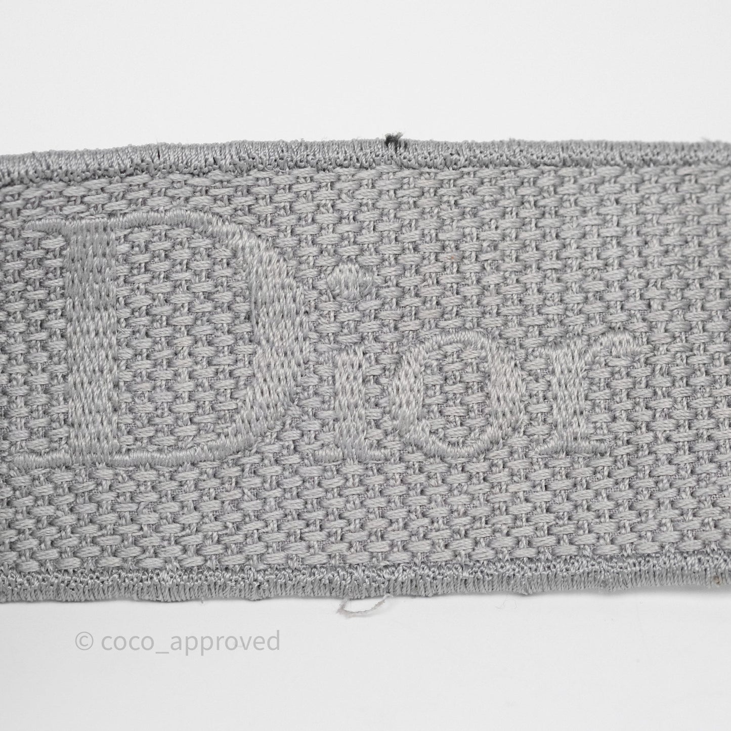 Dior Medium Lady D-Lite Bag Gray Cannage Embroidery Gold Hardware