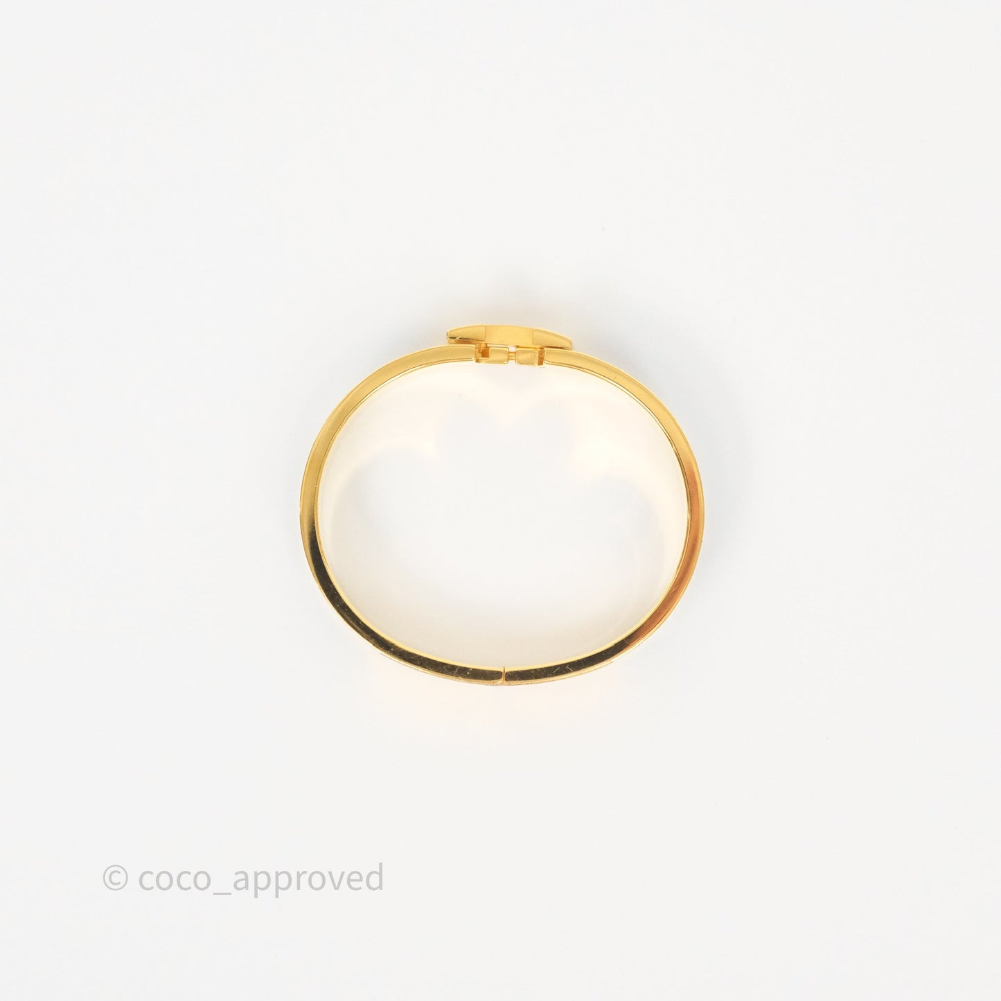 Hermès Clic H Bracelet Black Gold PM