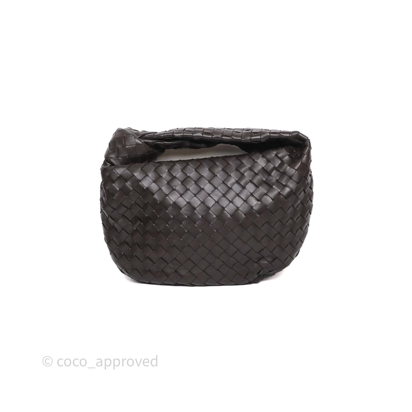 Bottega Veneta Teen Jodie Brown Intrecciato Lambskin
