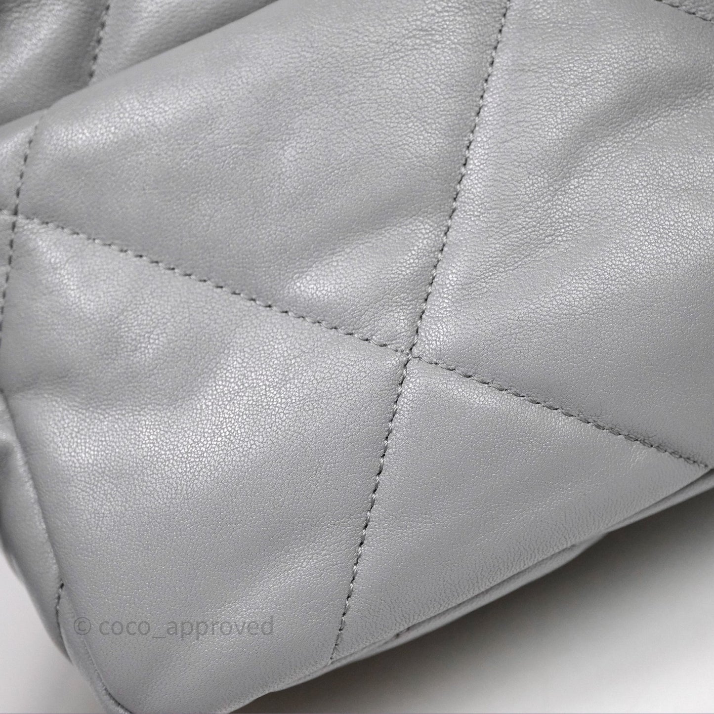 Chanel 19 Small Grey Mixed Hardware