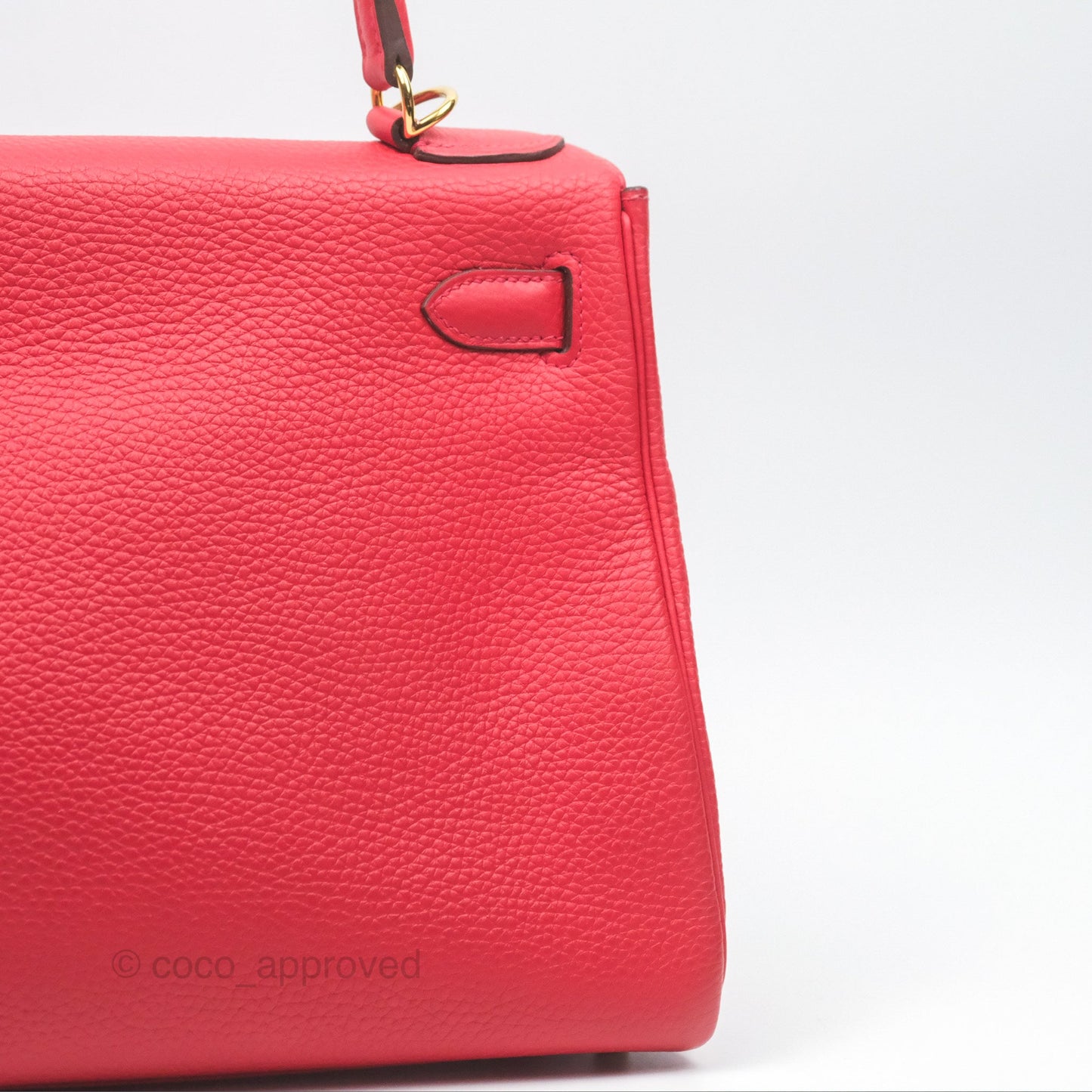 Hermès Kelly 28 Retourne Rouge Tomate S5 Clemence Gold Hardware
