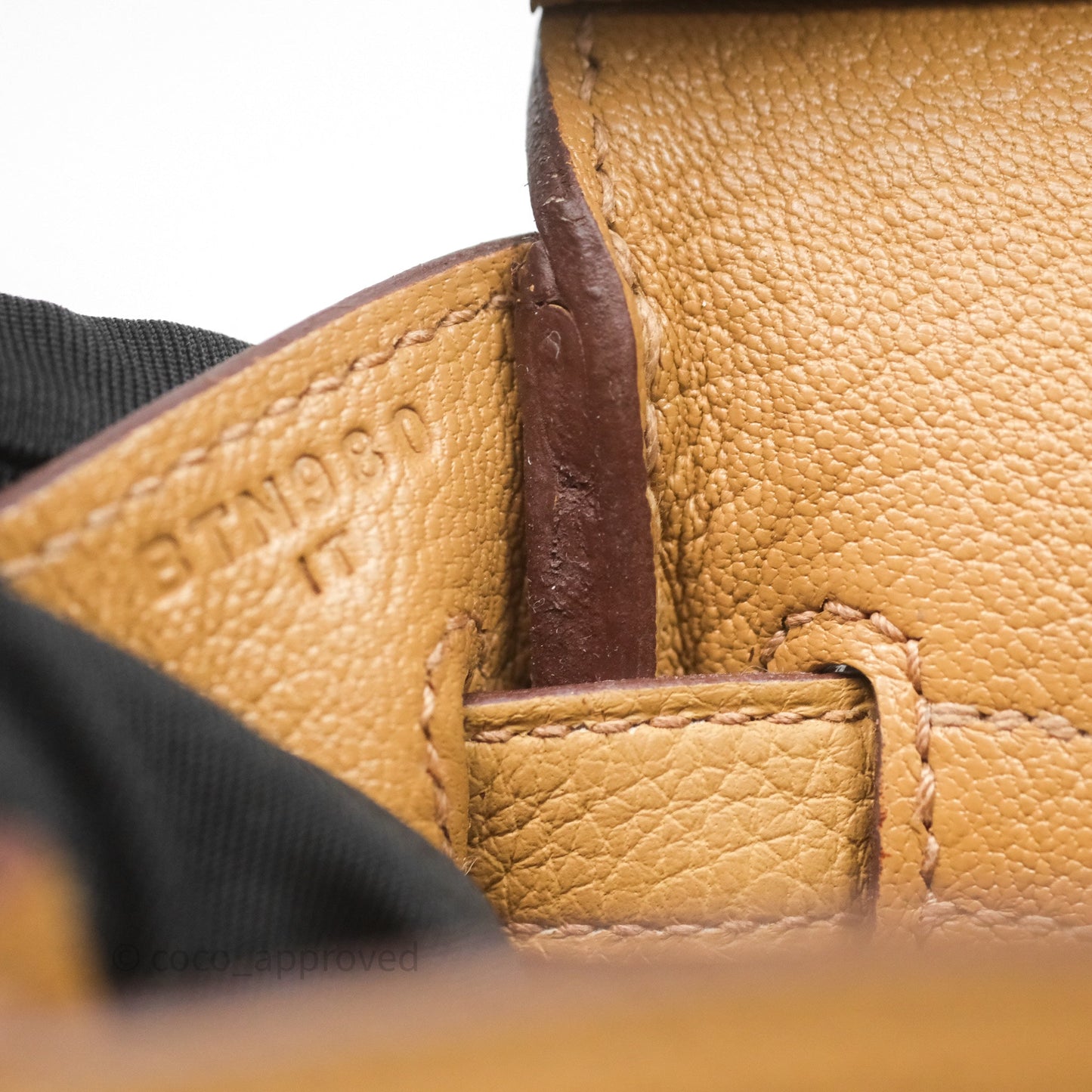 Hermès Birkin 25 Retourne Biscuit 4B Togo Gold Hardware
