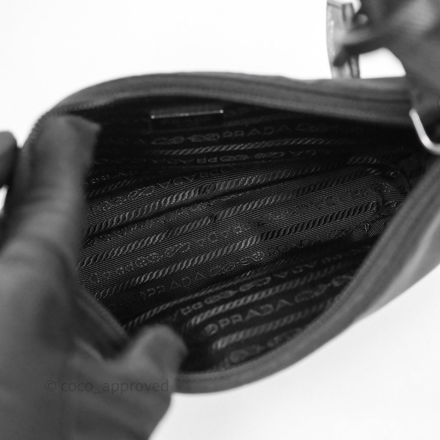 Prada Re-Edition 2000 Nylon Mini Bag Black