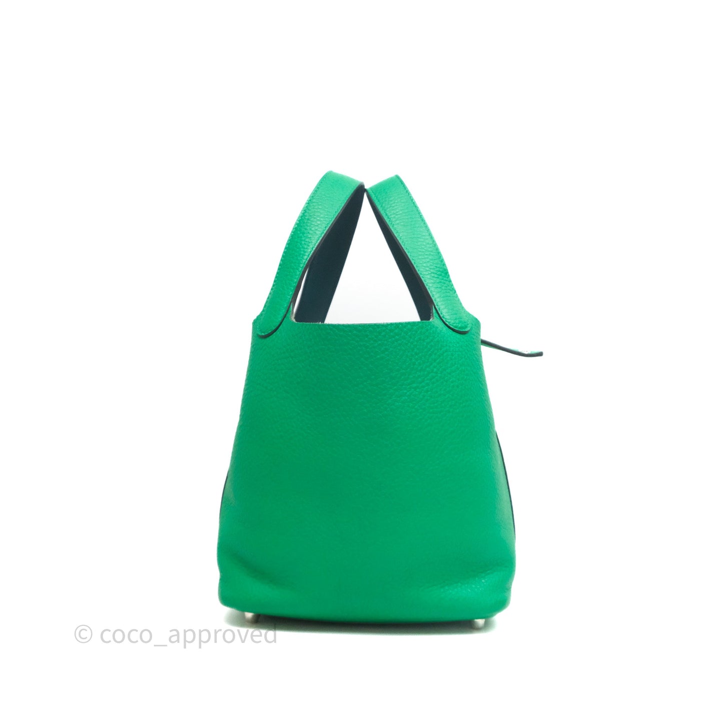 Hermès Picotin 18 Vert Jade 16 Clemence Palladium Hardware