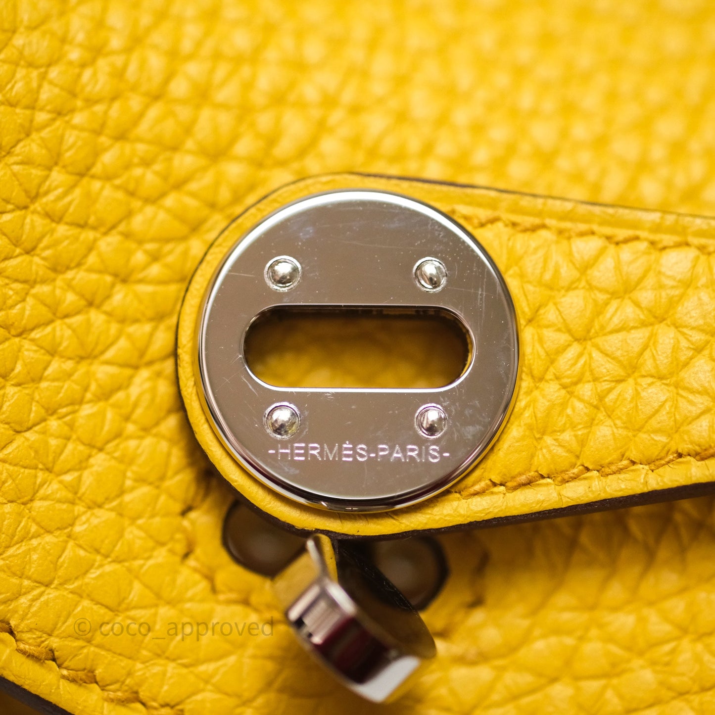 Hermès Mini Lindy 20 Sun B4 Clemence Palladium Hardware