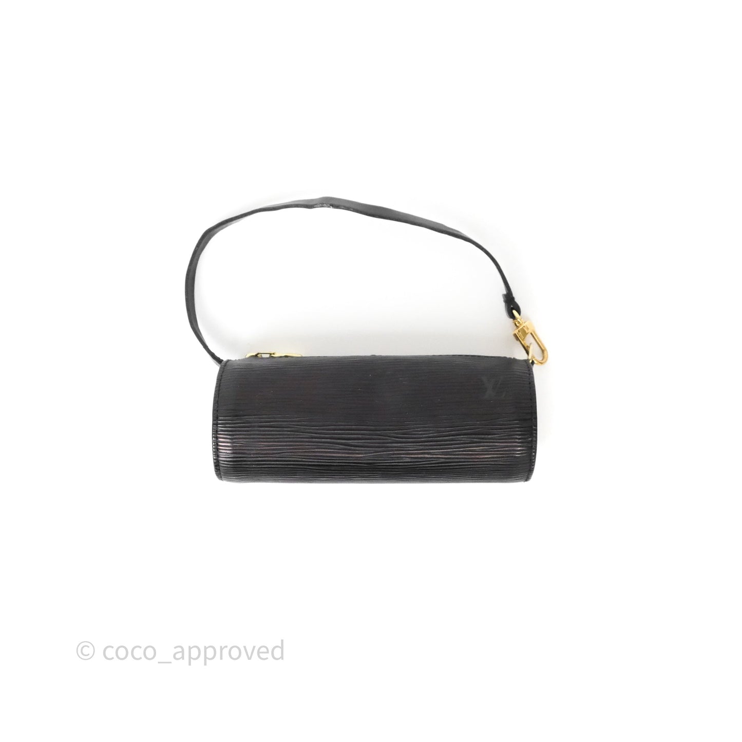 Louis Vuitton Epi Soufflot Bag Black Gold Hardware