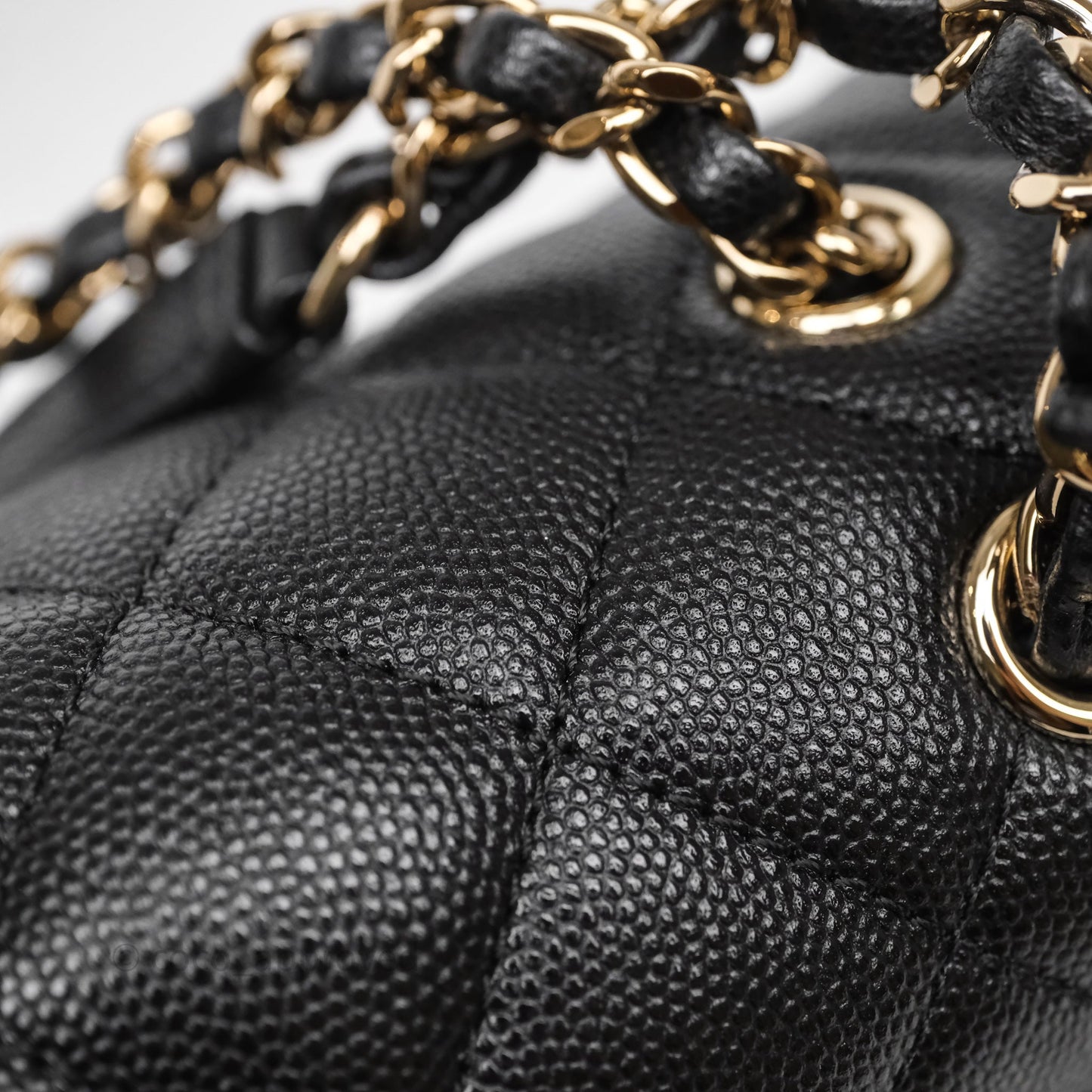 Chanel Urban Spirit Mini Black Caviar Backpack Gold Hardware