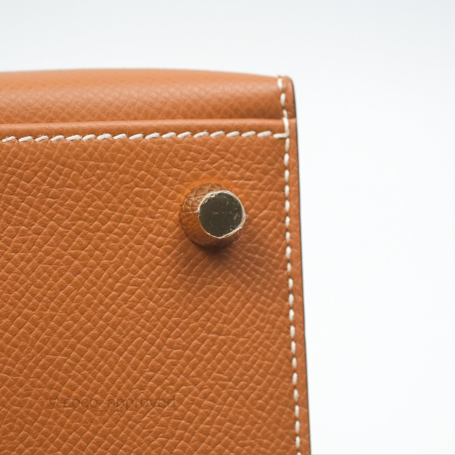 Hermès Kelly 25 Sellier Gold Epsom Gold Hardware
