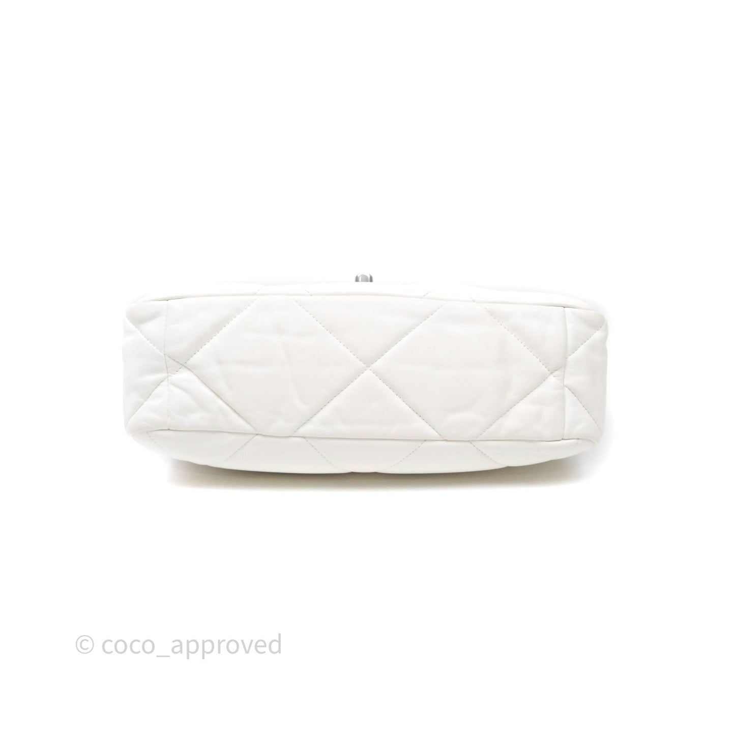 Chanel 19 Medium White Mixed Hardware
