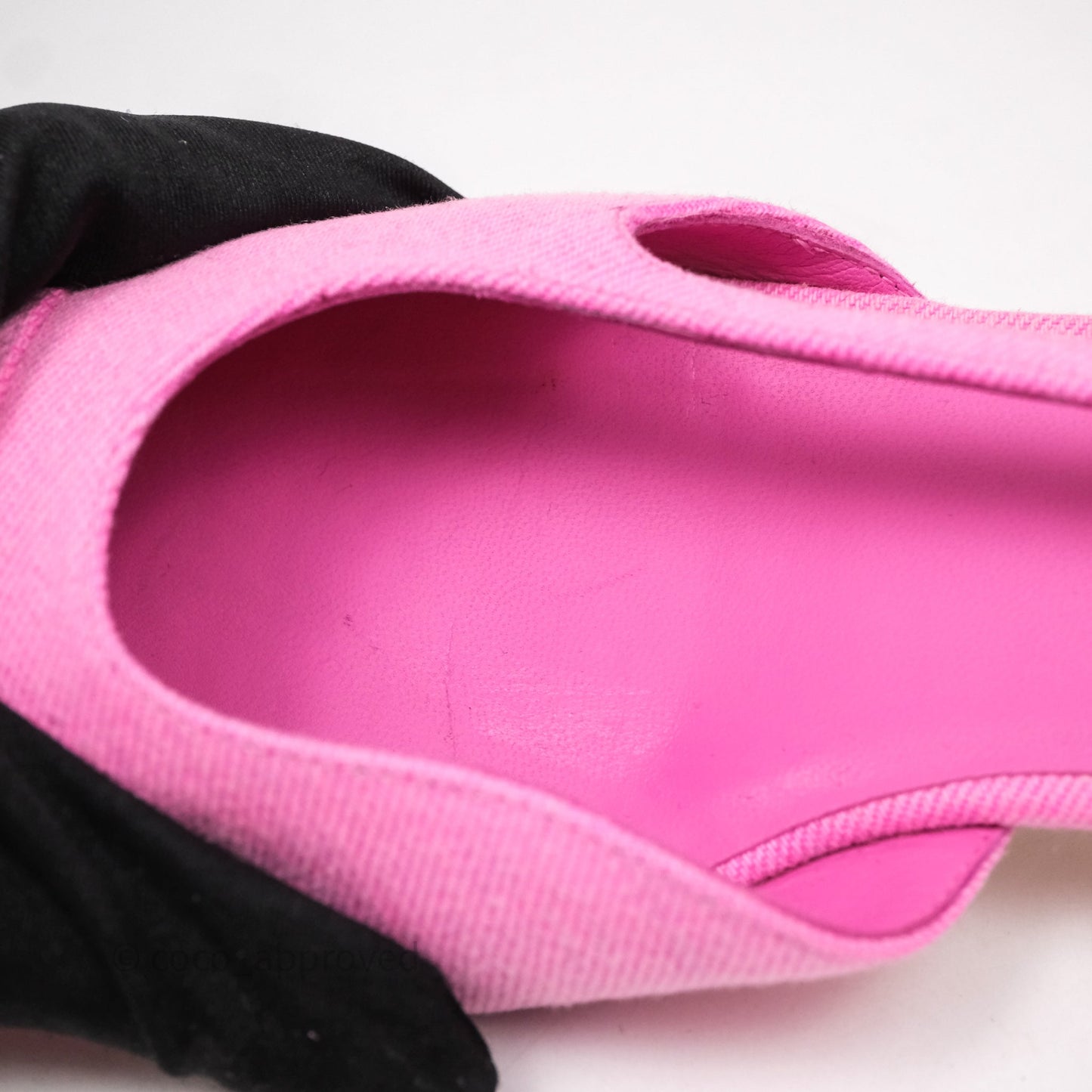 Chanel Classic Slingback Flats Pink Size 38.5