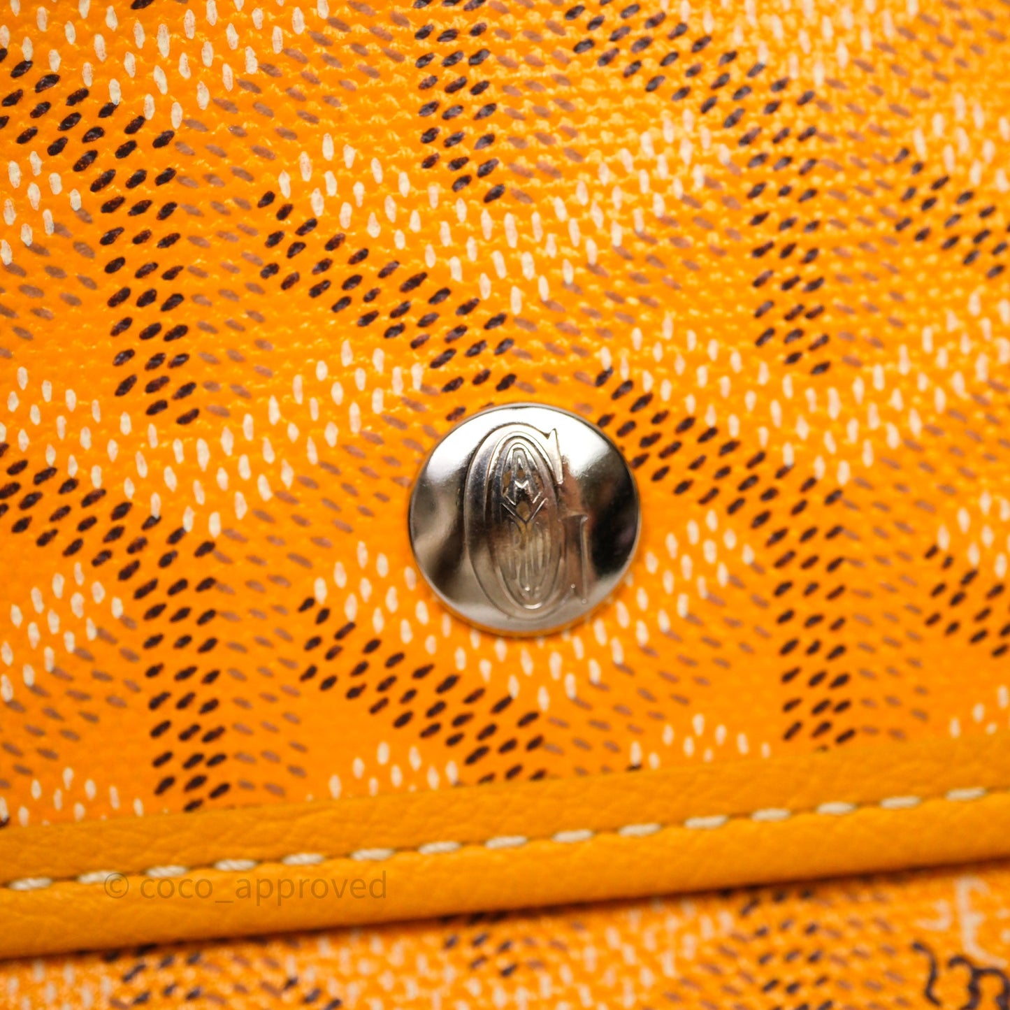 Goyard St. Louis GM Yellow Goyardine Canvas