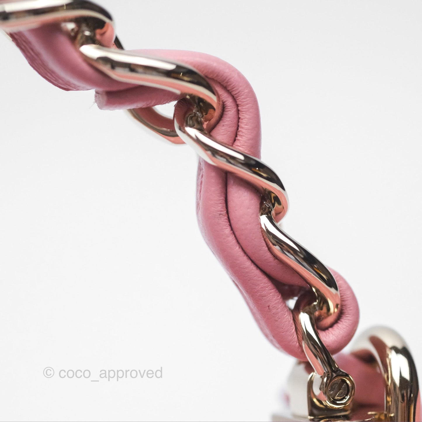 Chanel Top Handle Mini Rectangular Flap Bag Pink Lambskin Gold Hardware