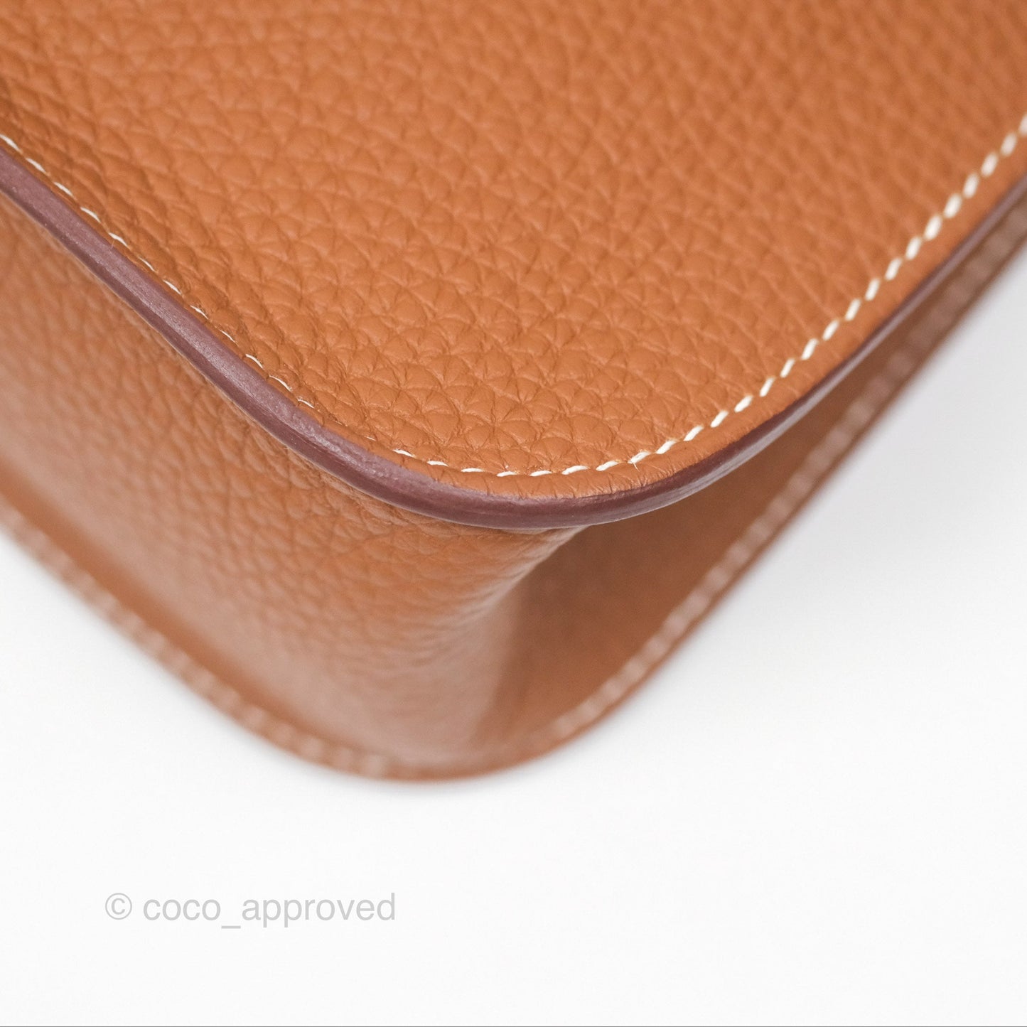Hermès Halzan 25 Gold Clemence Gold Hardware